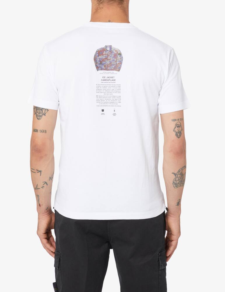 rinascente Stone Island Maglietta manica corta archivio camo - Bianco