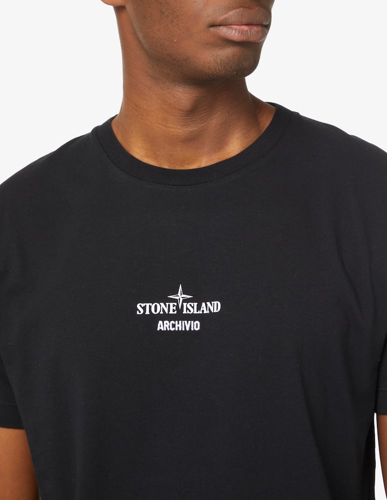 rinascente Stone Island Maglietta manica corta archivio camo - Nero