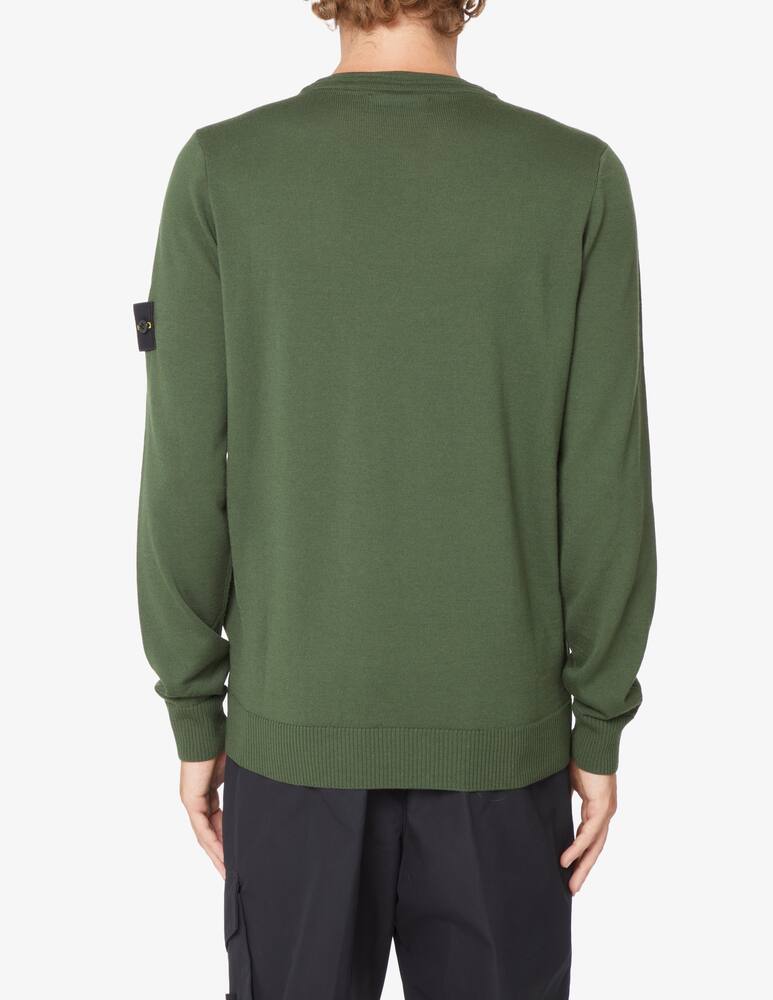 rinascente Stone Island Merino wool roundneck sweater - Green