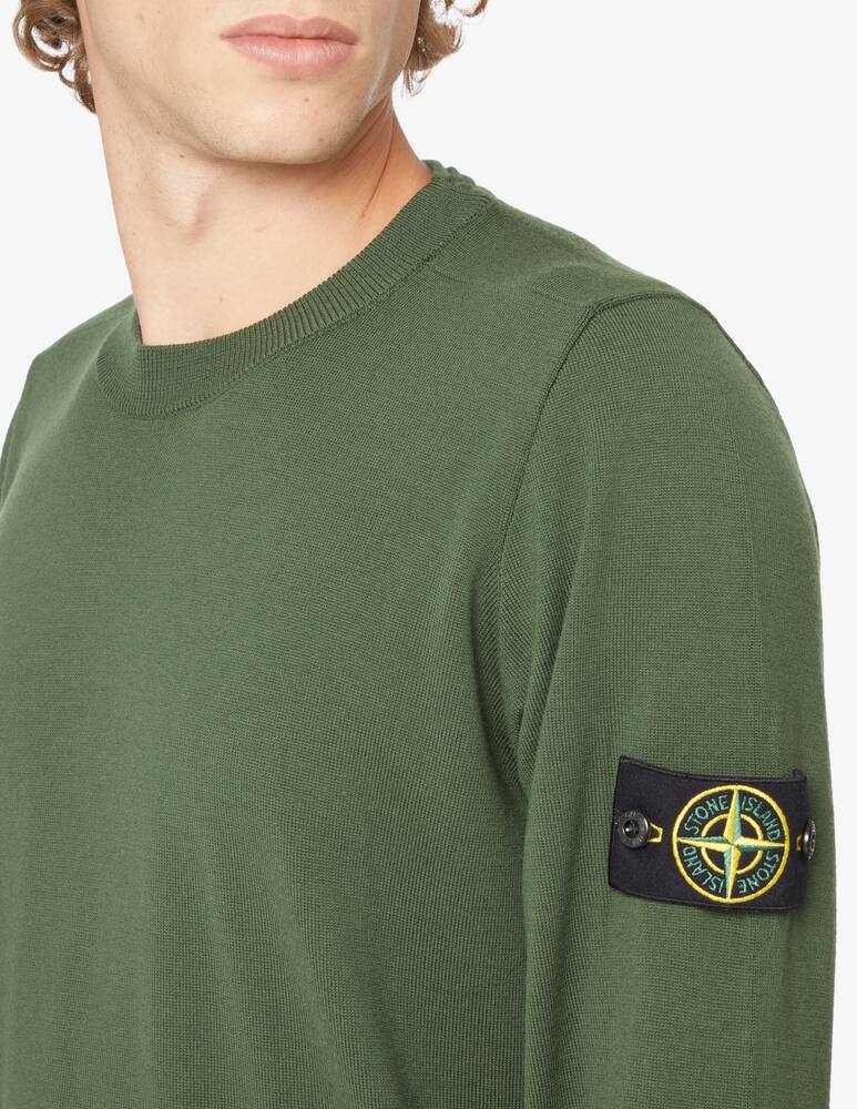 rinascente Stone Island Merino wool roundneck sweater - Green