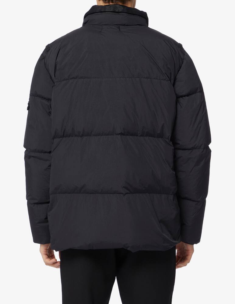 rinascente Stone Island Field crinkle jacket - Black