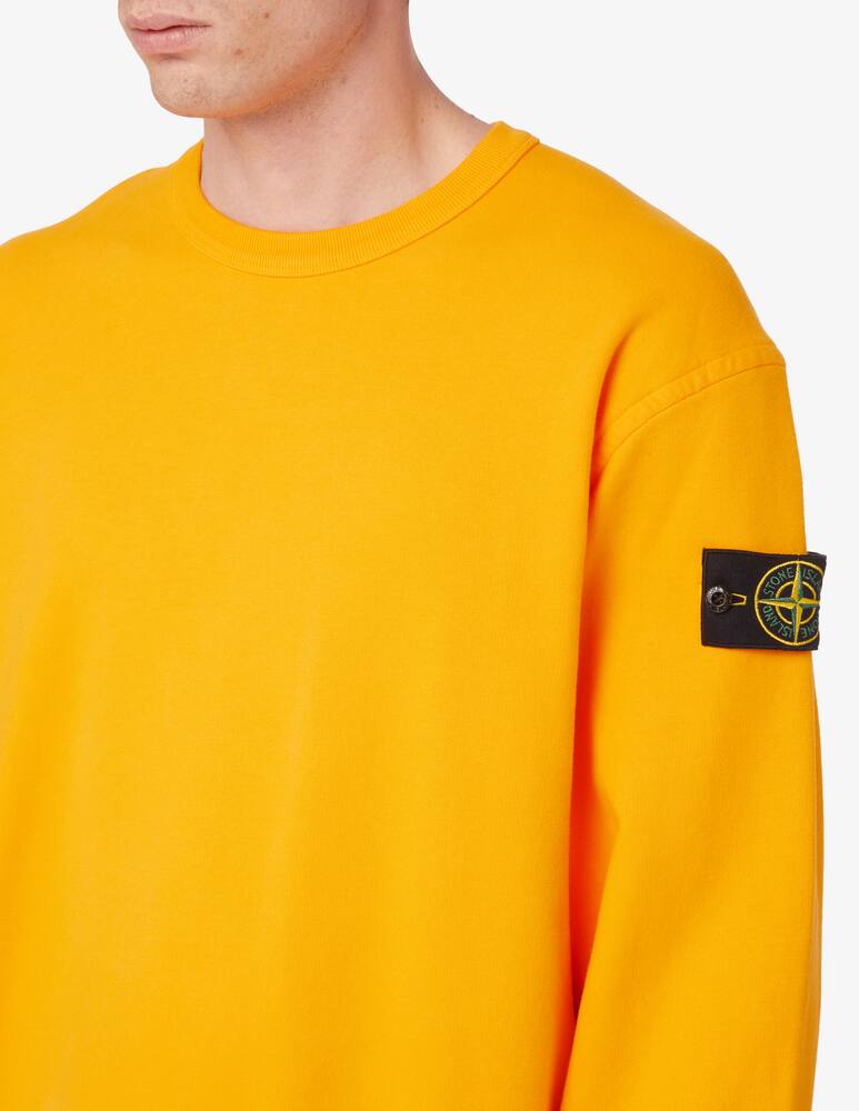 rinascente Stone Island Felpa girocollo con logo retro new - Arancione