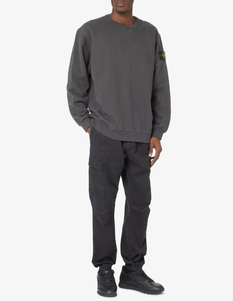 rinascente Stone Island Felpa girocollo con logo retro new - Grigio