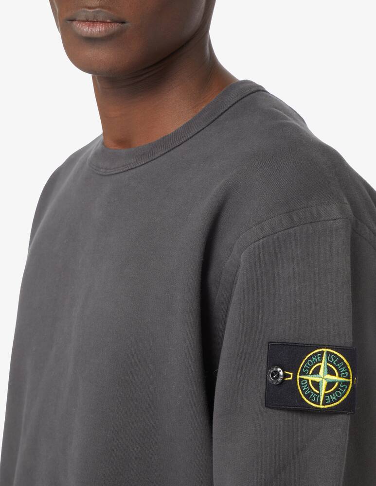 rinascente Stone Island Felpa girocollo con logo retro new - Grigio