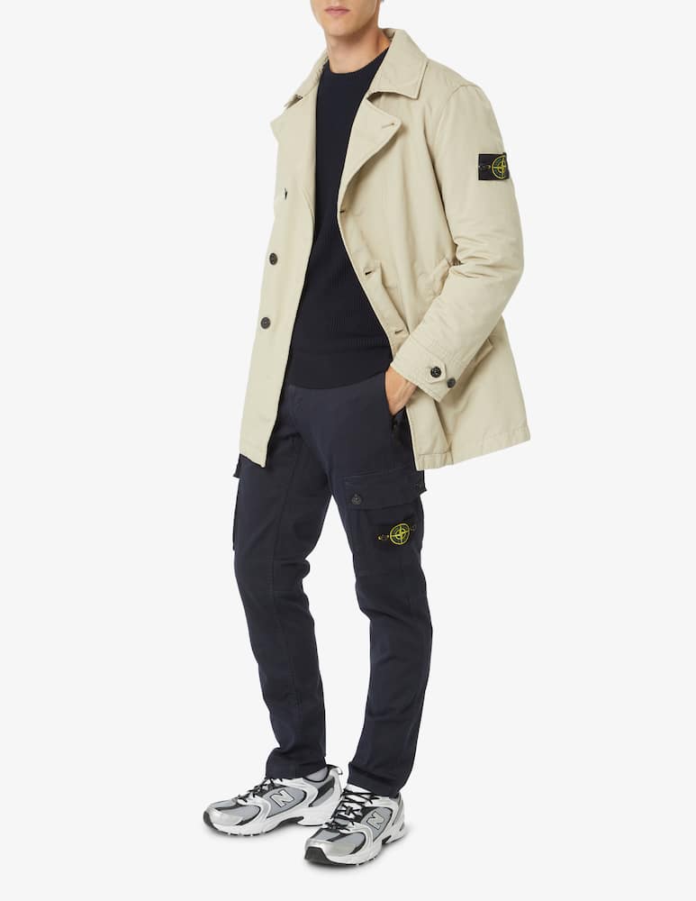 rinascente Stone Island Impermeabile david - Beige