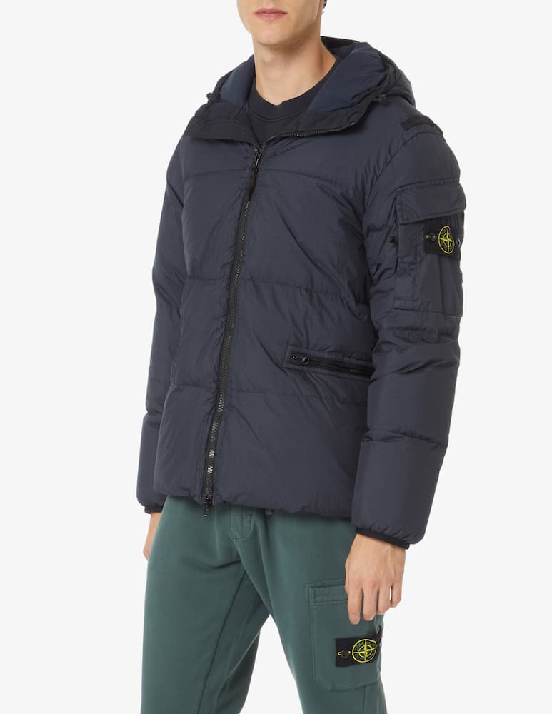rinascente Stone Island Piumino crinkle - Blu