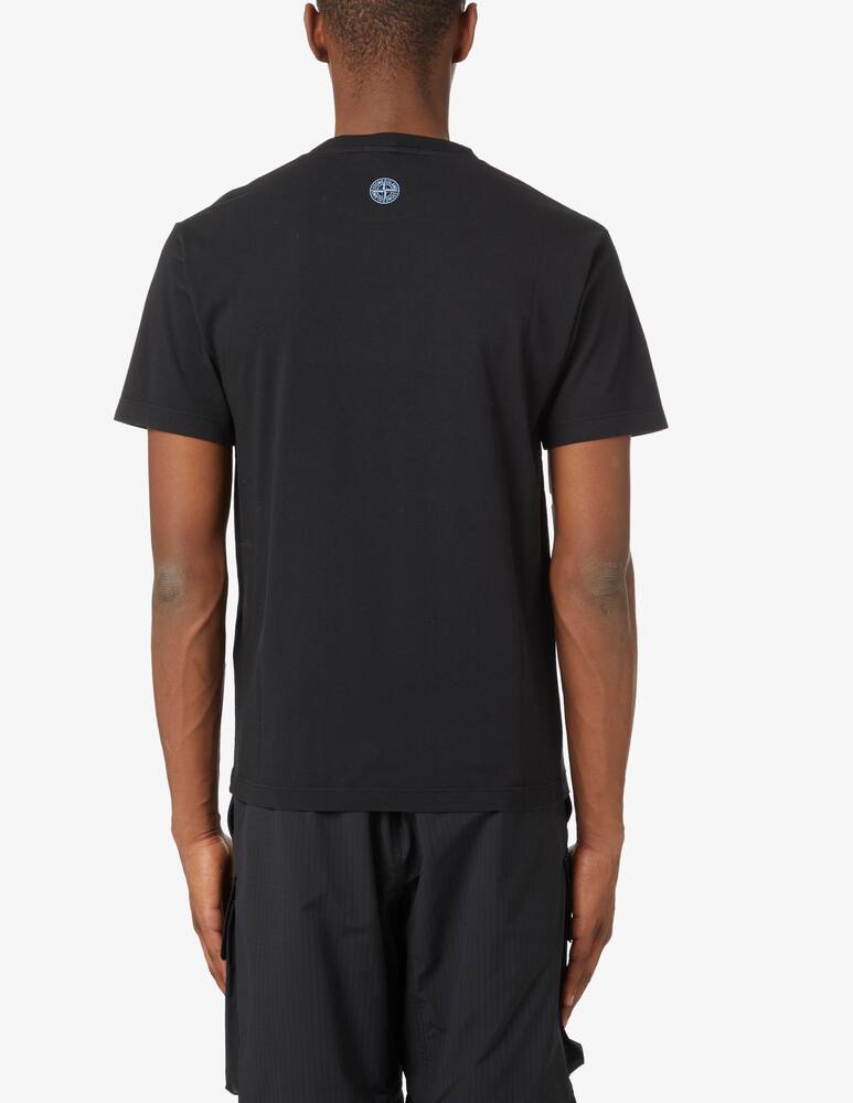 rinascente Stone Island Maglietta manica corta con logo  - Nero