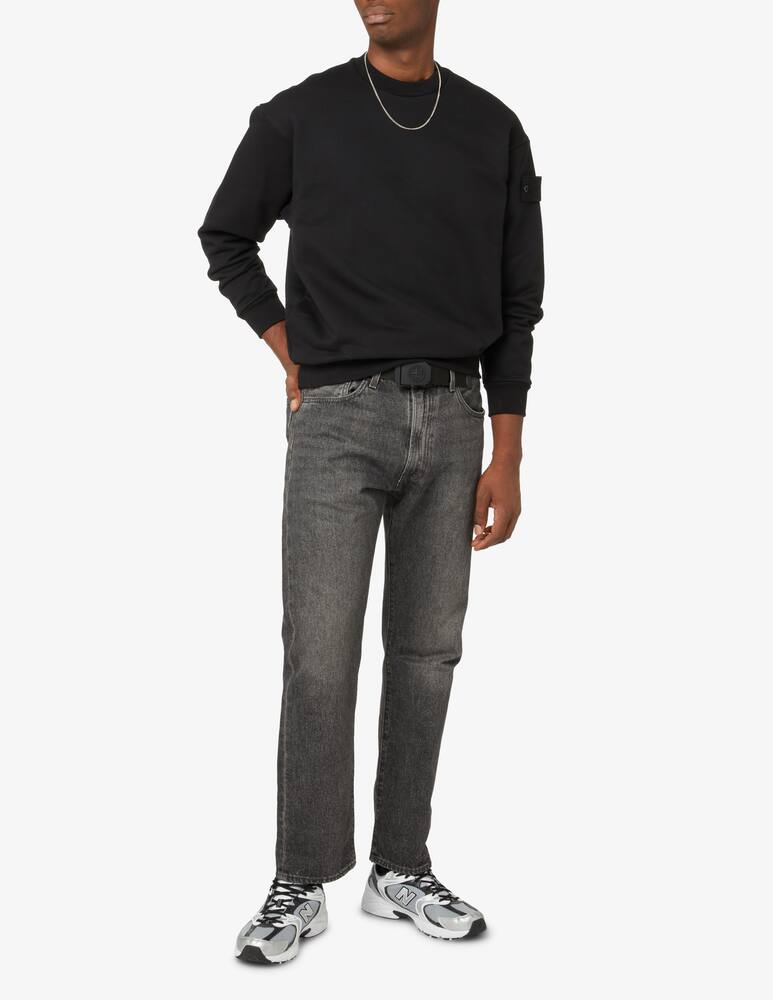 rinascente Stone Island Felpa girocollo ghost - Nero