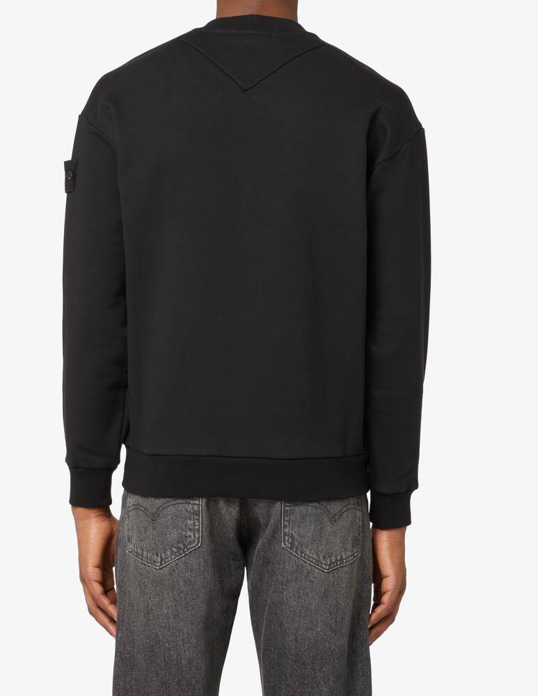 rinascente Stone Island Felpa girocollo ghost - Nero