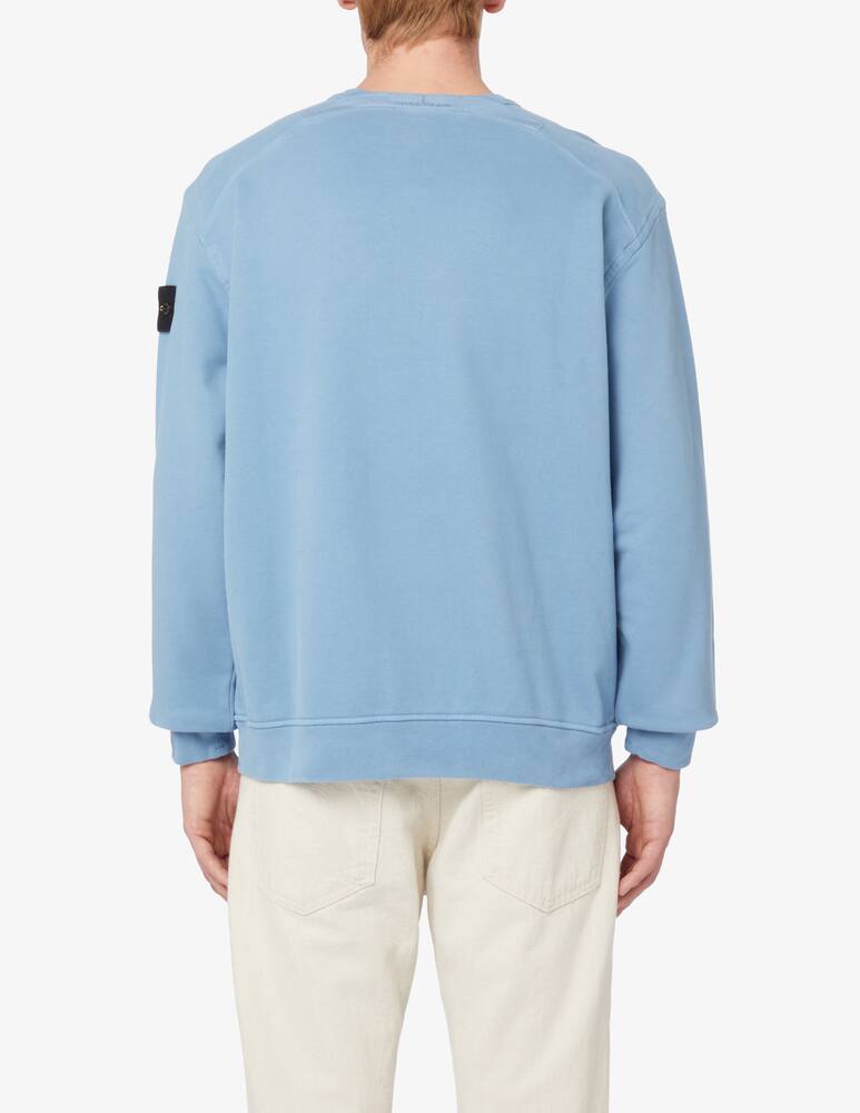 rinascente Stone Island Back new logo roundneck sweater - Light blue