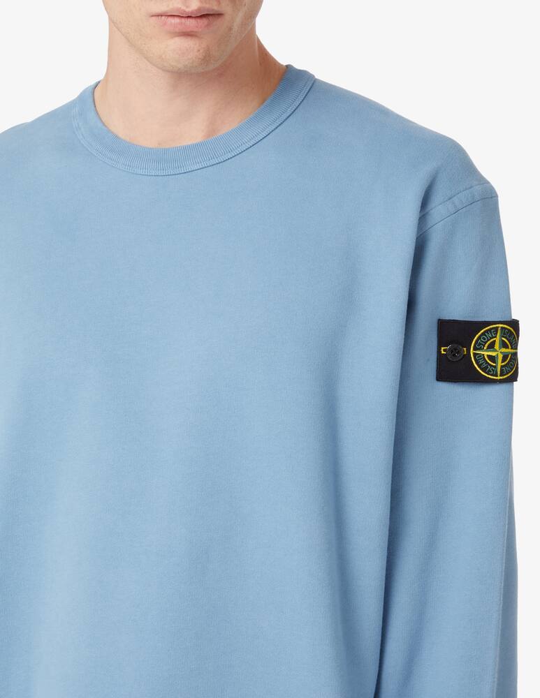 rinascente Stone Island Back new logo roundneck sweater - Light blue