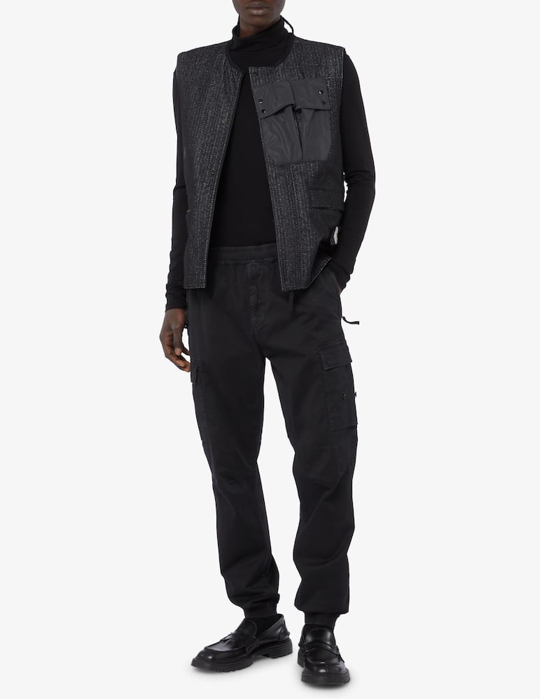 rinascente Stone Island Smanicato in panno reflective adv - Nero