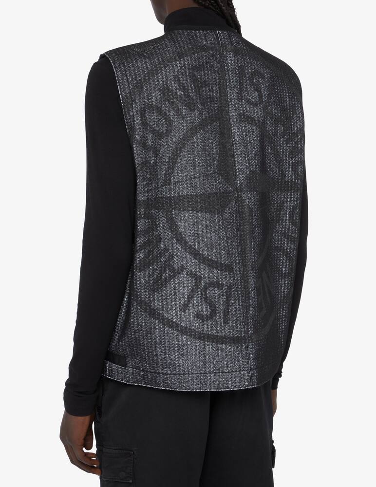 rinascente Stone Island Smanicato in panno reflective adv - Nero