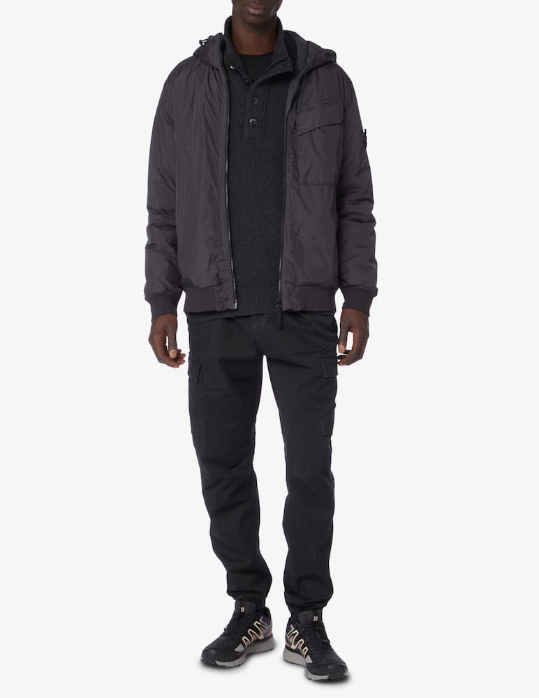 rinascente Stone Island Polo bottoni lambswool - Grigio