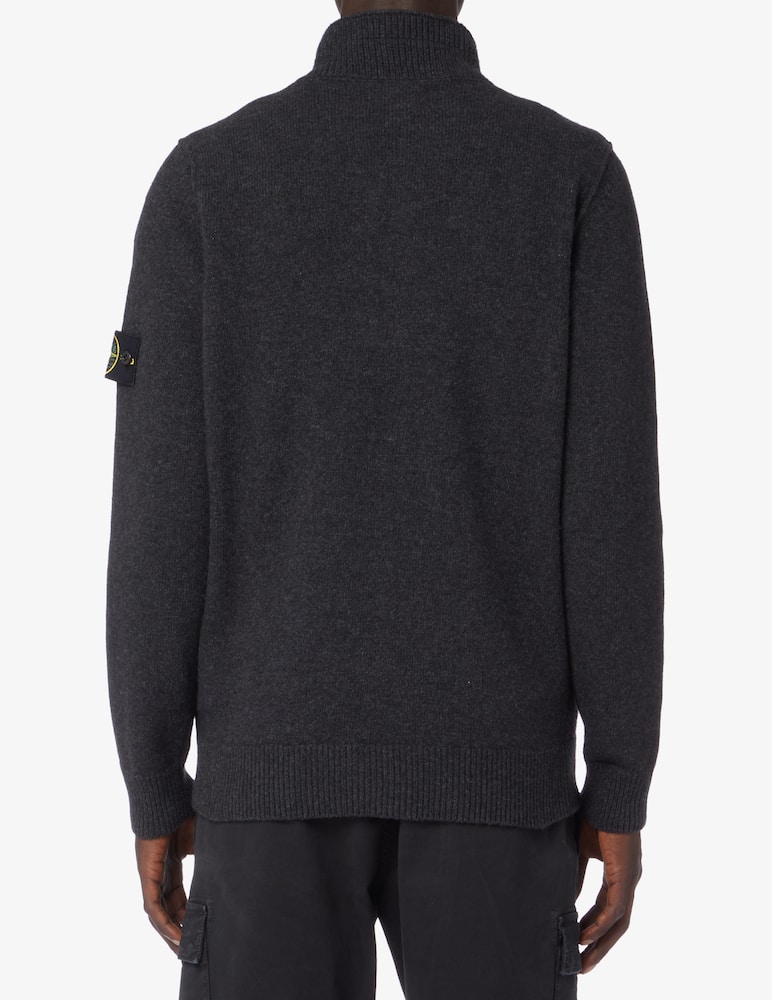 Stone Island Polo bottoni lambswool - Grigio - immagine 3 Stone Island Polo bottoni lambswool - Grigio - immagine 3