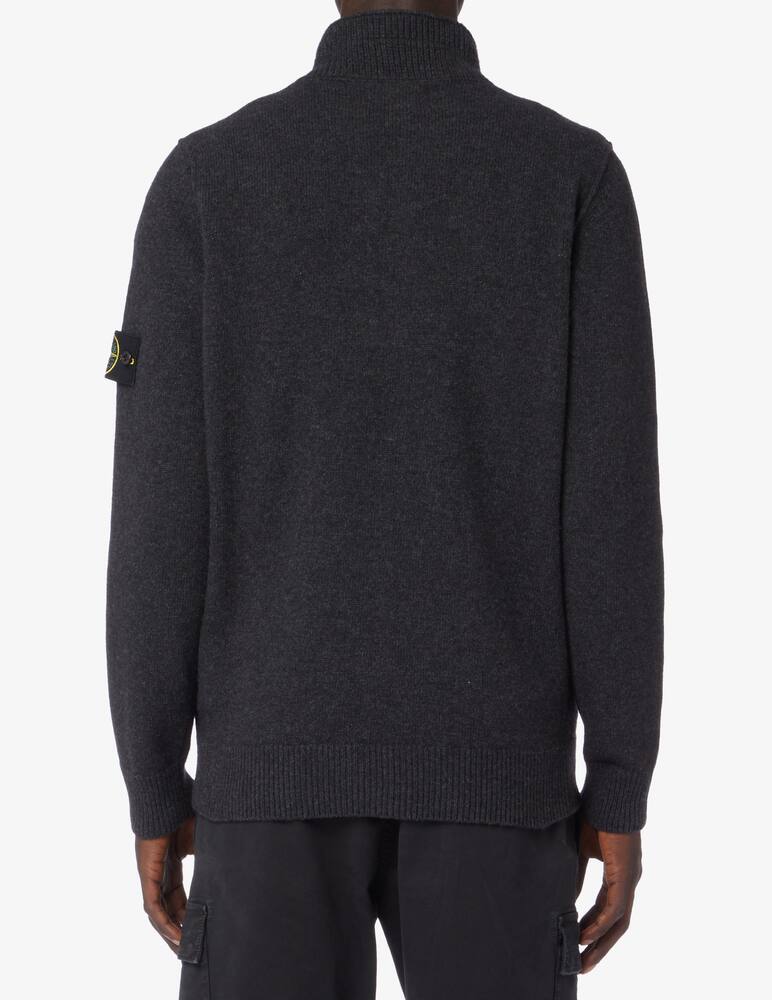 rinascente Stone Island Polo bottoni lambswool - Grigio