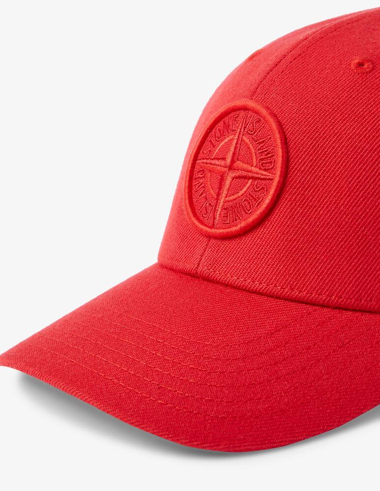 rinascente Stone Island Cappello da baseball con logo - Rosso