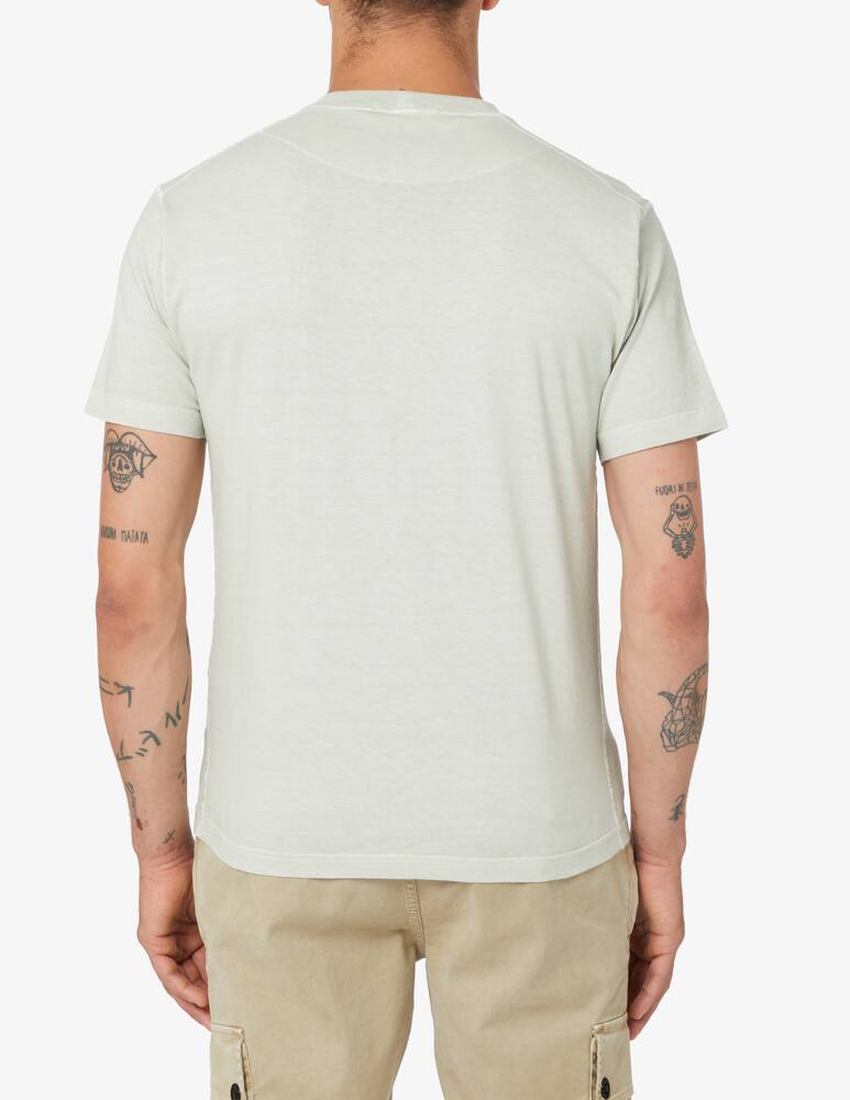 rinascente Stone Island Maglietta manica corta con logo piccolo - Bianco