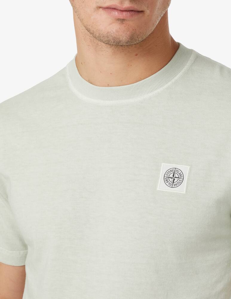 rinascente Stone Island Maglietta manica corta con logo piccolo - Bianco