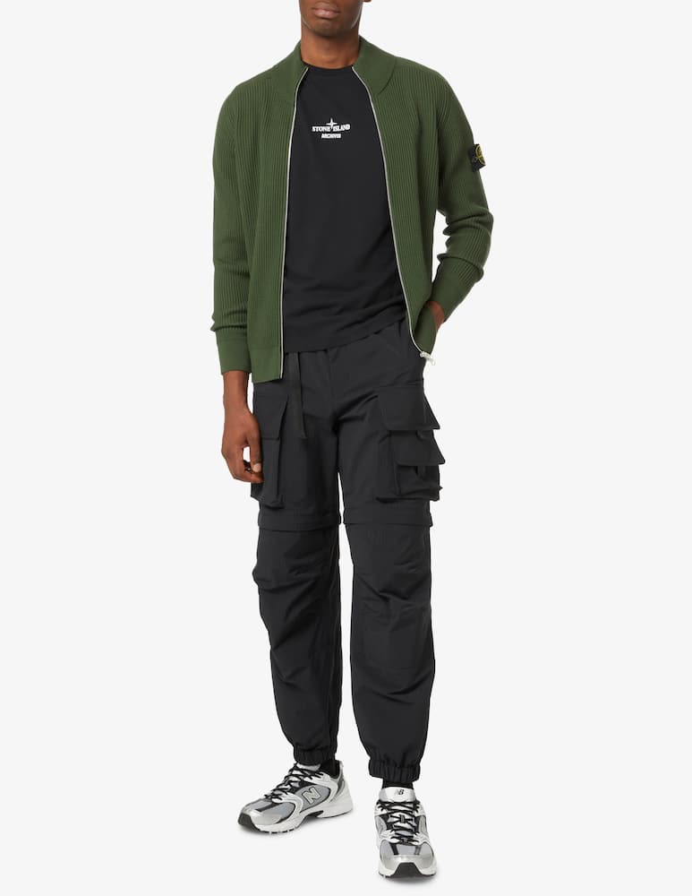 rinascente Stone Island Maglia fzip costa inglese - Verde