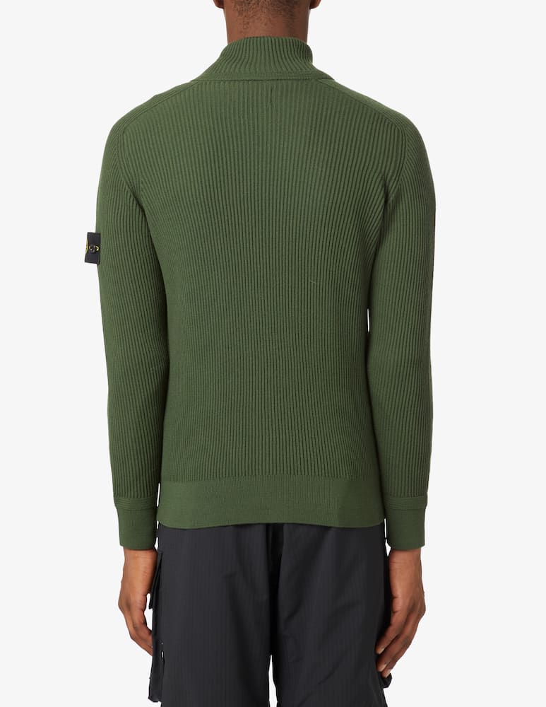 rinascente Stone Island Maglia fzip costa inglese - Verde