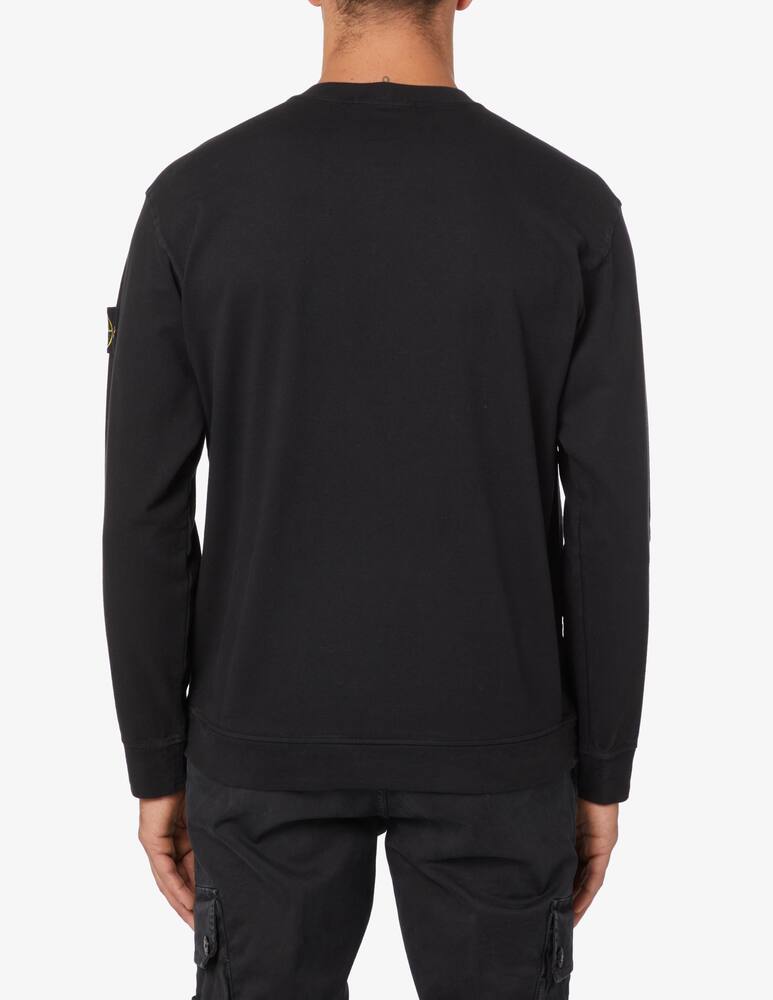 rinascente Stone Island Light crew-neck sweatshirt - Black