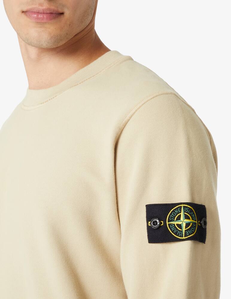rinascente Stone Island Cotton roundneck sweatshirt - Beige