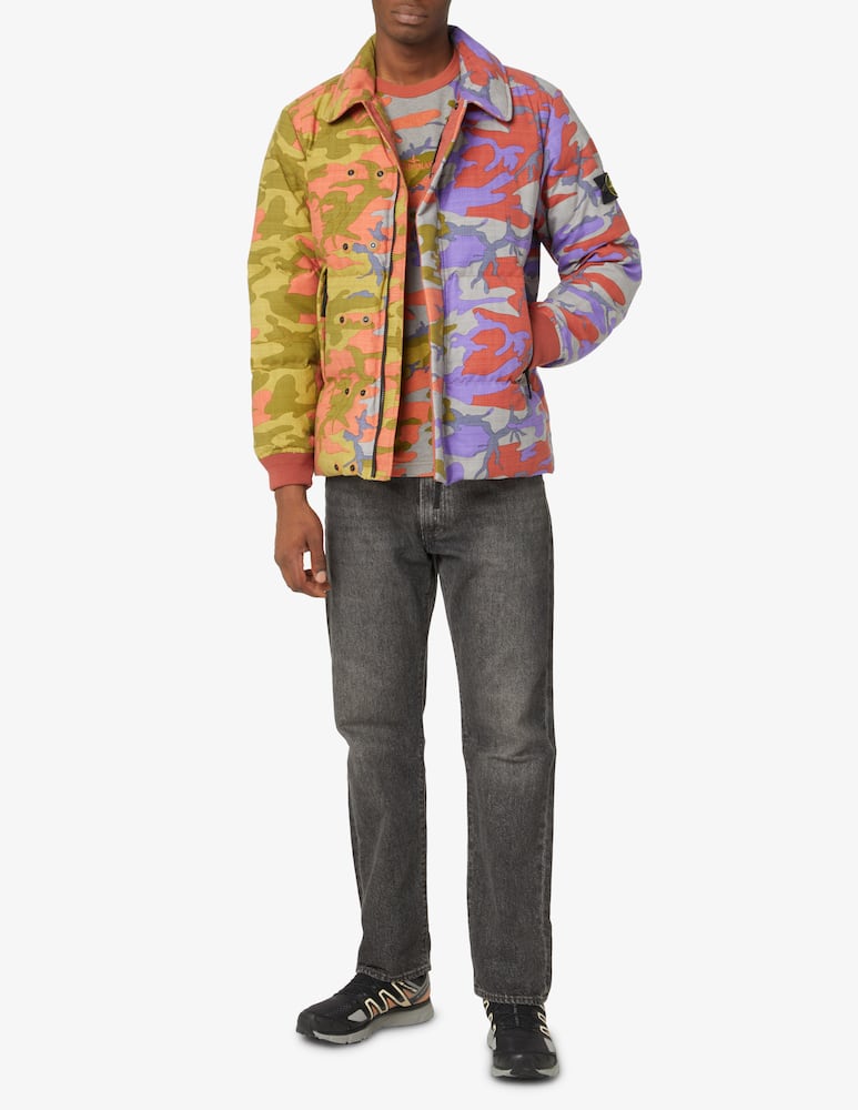 rinascente Stone Island Piumino camo - Multicolor