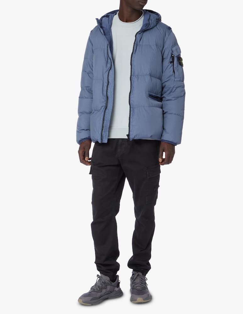 rinascente Stone Island Crinkle down jacket - Blue