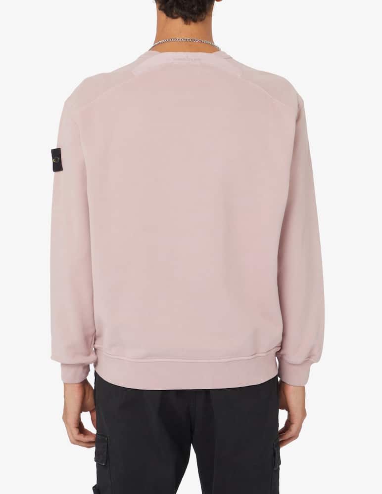 Stone Island Back new logo roundneck sweater - Pink - picture 3 Stone Island Back new logo roundneck sweater - Pink - picture 3