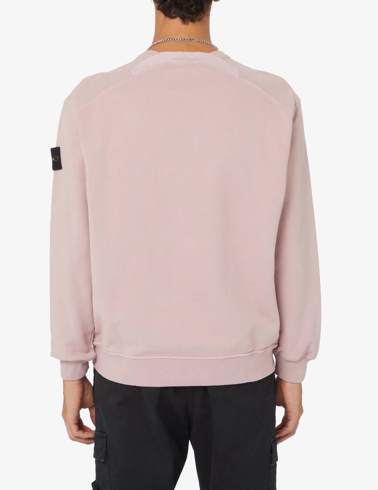 rinascente Stone Island Back new logo roundneck sweater - Pink