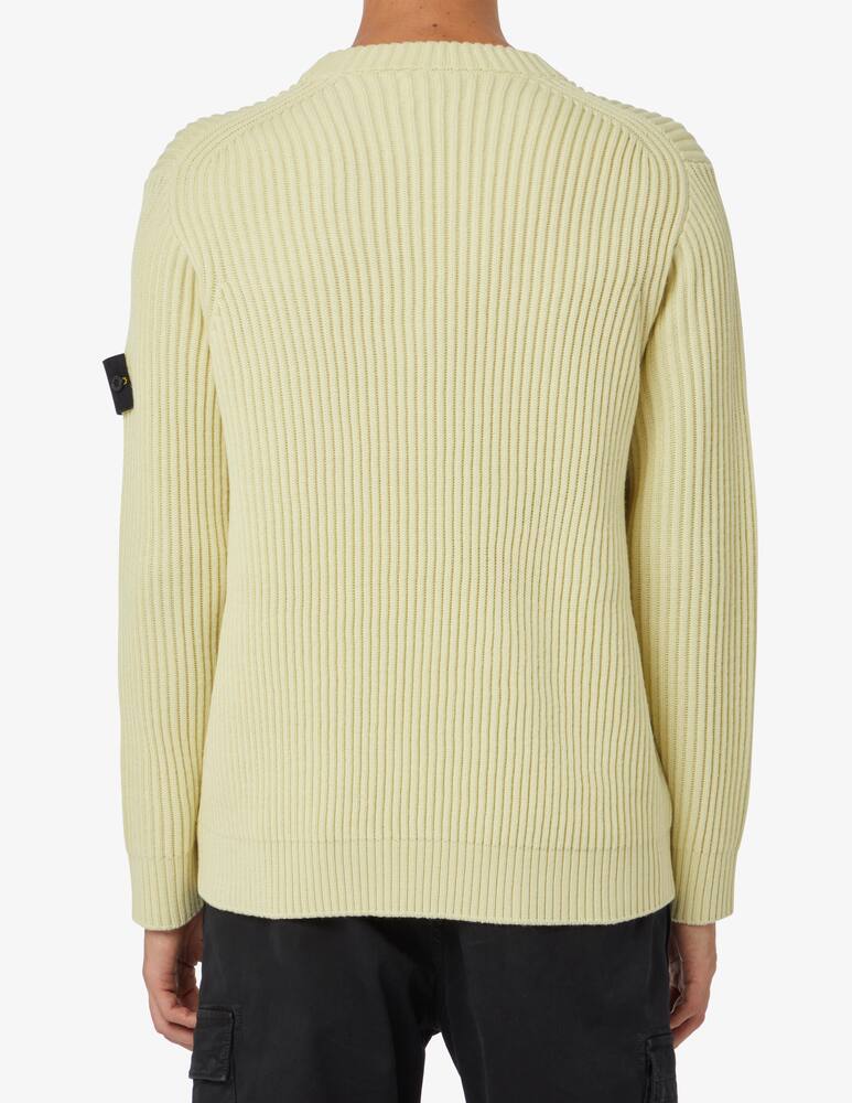 rinascente Stone Island Maglia girocollo grandecosta inglese - Beige