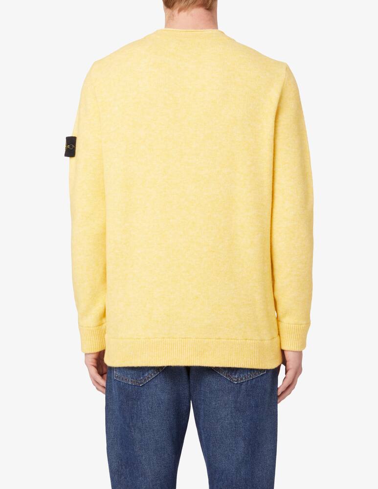 rinascente Stone Island Maglia girocollo garzata - Giallo