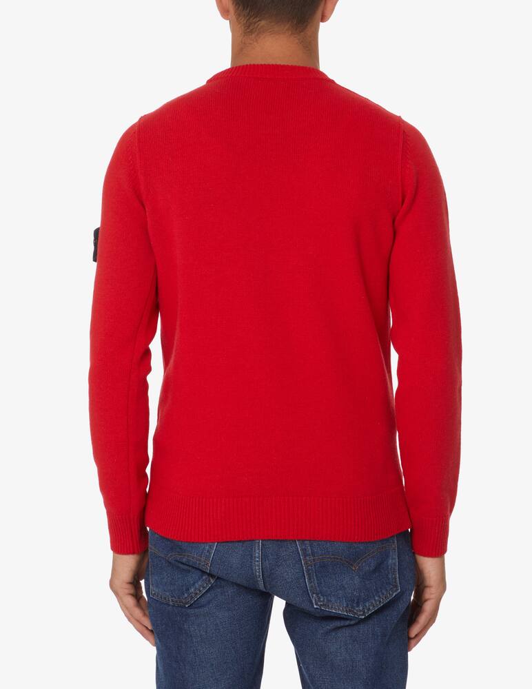 rinascente Stone Island Maglia girocollo in lana  - Rosso