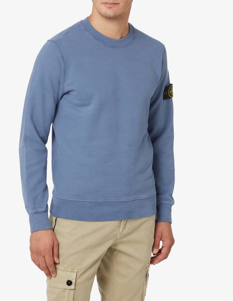 Stone Island Felpa girocollo - Blu - immagine 1 Stone Island Felpa girocollo - Blu - immagine 1