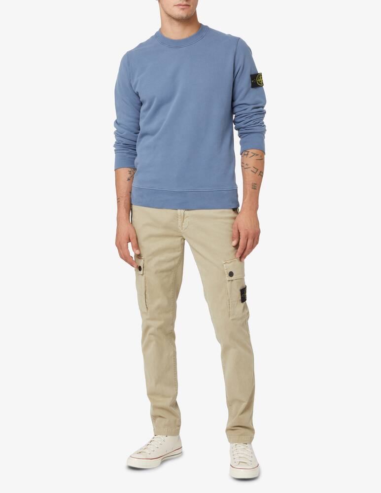 Stone Island Felpa girocollo - Blu - immagine 2 Stone Island Felpa girocollo - Blu - immagine 2