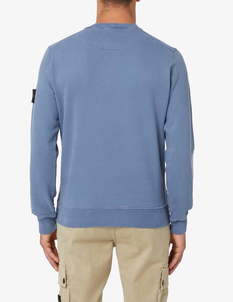 Stone Island Felpa girocollo - Blu - immagine 3 Stone Island Felpa girocollo - Blu - immagine 3