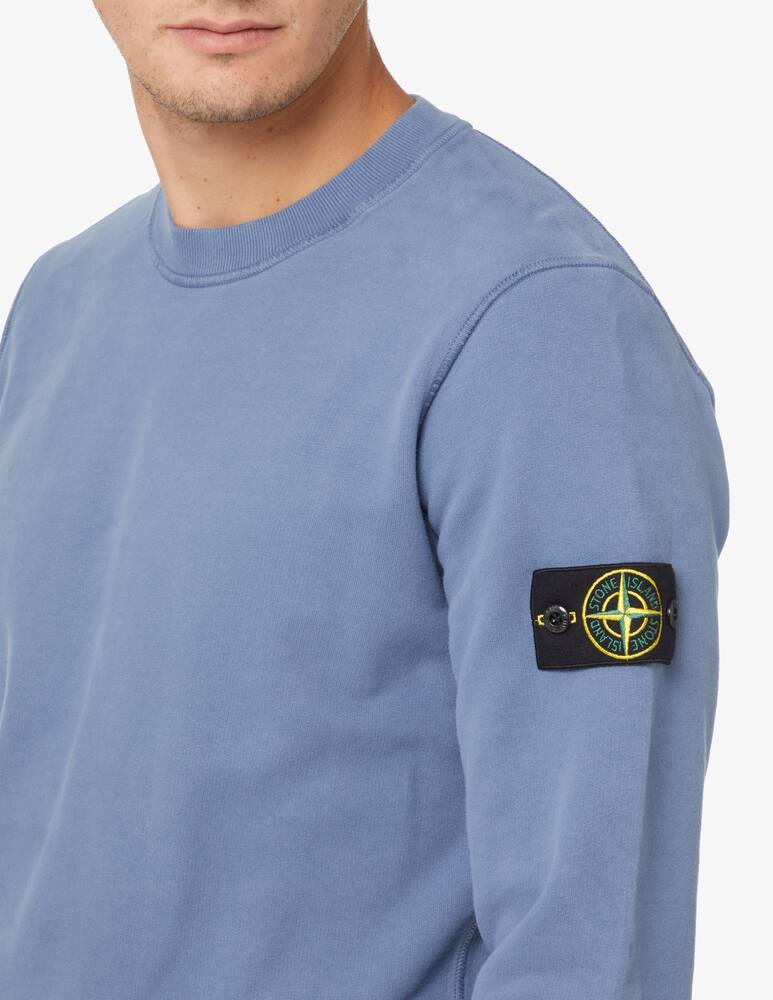 Stone Island Felpa girocollo - Blu - immagine 4 Stone Island Felpa girocollo - Blu - immagine 4