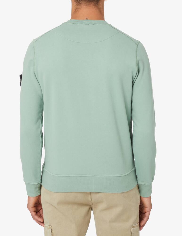 rinascente Stone Island Felpa girocollo in cotone - Verde