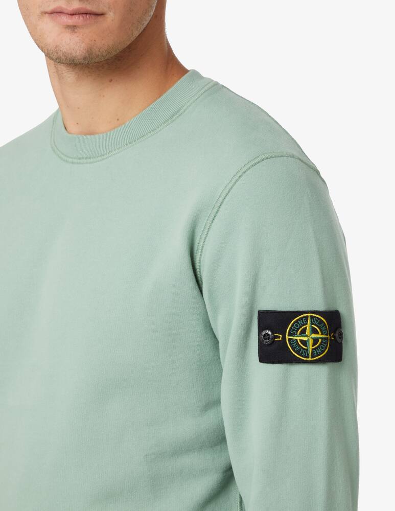 rinascente Stone Island Felpa girocollo in cotone - Verde