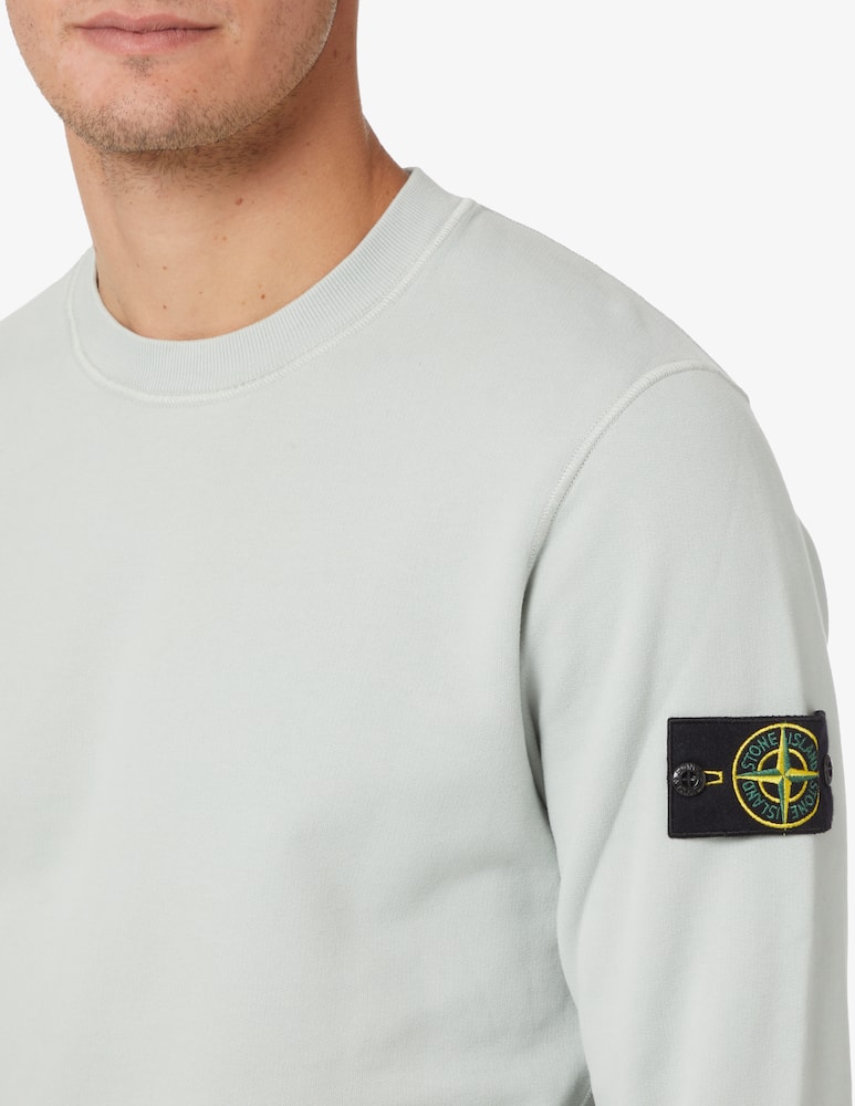 rinascente Stone Island Felpa girocollo in cotone - Grigio