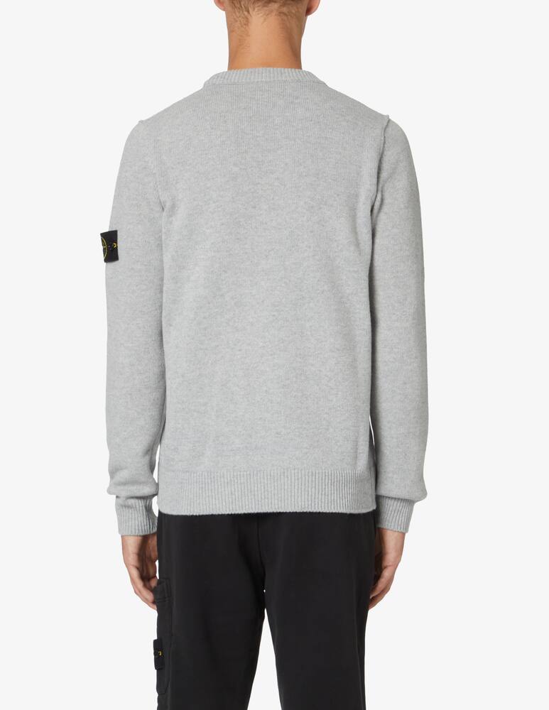 rinascente Stone Island Maglia girocollo in lana  - Grigio