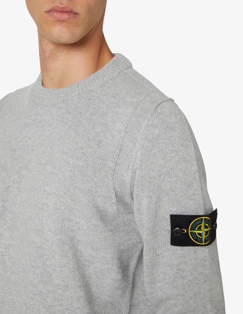 rinascente Stone Island Maglia girocollo in lana  - Grigio