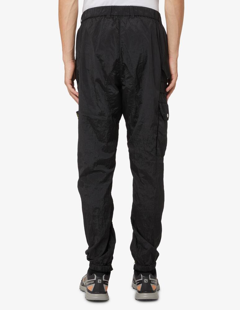 rinascente Stone Island Pantalone jogger metal in nylon - Nero