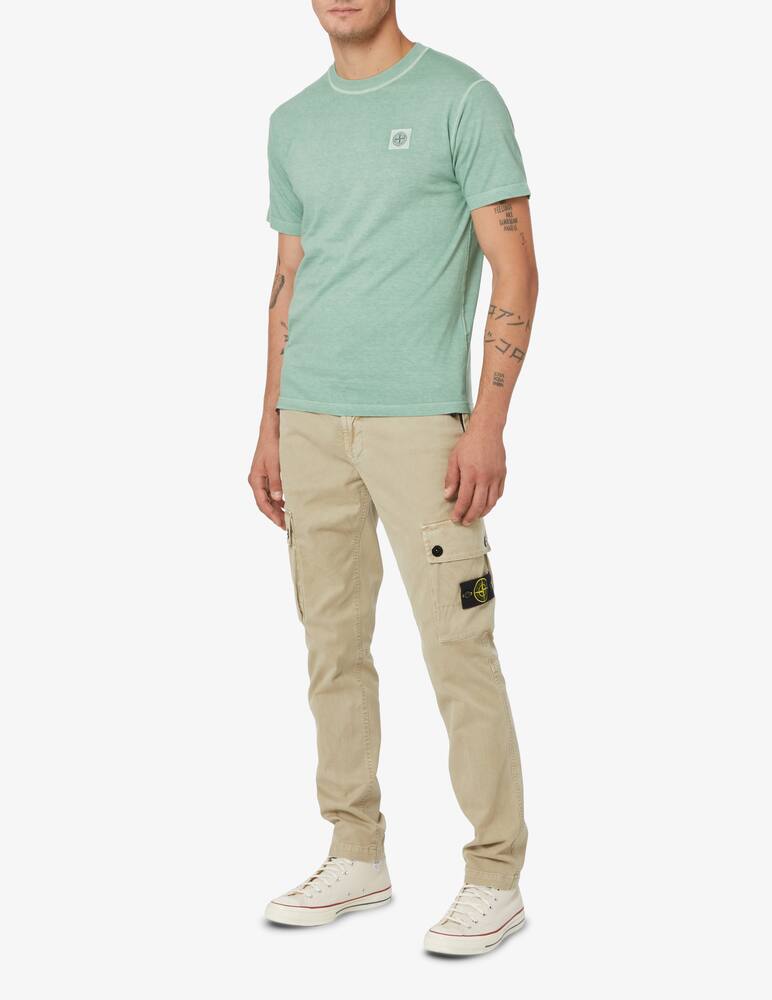 Stone Island T-shirt with small logo - Green - picture 2