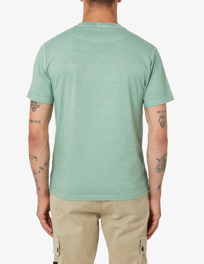 Stone Island T-shirt with small logo - Green - picture 3