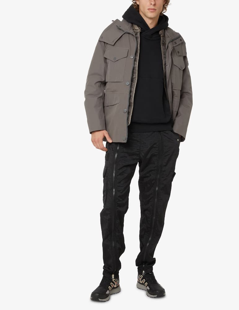 rinascente Stone Island Felpa con cappuccio con logo retro new - Nero