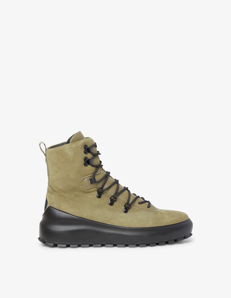 Stone Island Stivale stringato in suede - Verde - immagine 1 Stone Island Stivale stringato in suede - Verde - immagine 1