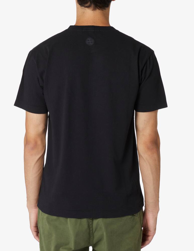 rinascente Stone Island Neck logo t-shirt - Black