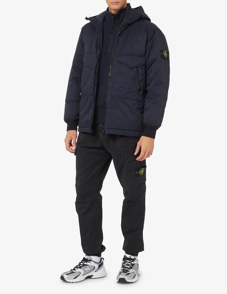 rinascente Stone Island Nylon twill opaque jacket - Blue